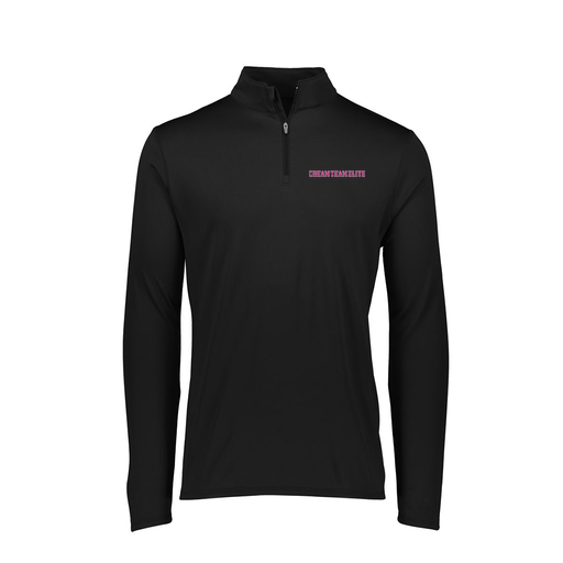 [FTLQFLBK-FAXS-LOGO3] Decker Women's Flex-Lite 1/4 Zip Shirt (Female Adult XS, Black, Logo 3)