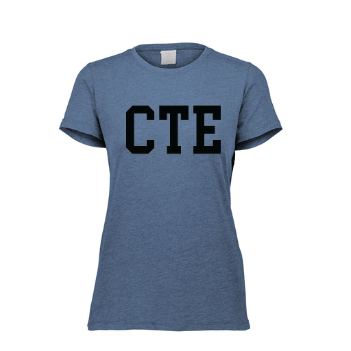 [FTSCUBNV-FAXS-LOGO1] Decker Women's Tri-Blend T-Shirt - Short Sleeve (Female Adult XS, Navy, Logo 1)