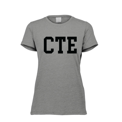 [FTSCUBGY-FAXS-LOGO1] Decker Women's Tri-Blend T-Shirt - Short Sleeve (Female Adult XS, Gray, Logo 1)