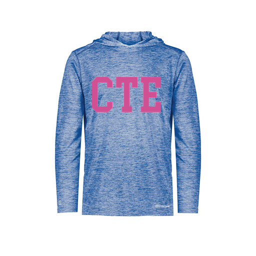 [FOLHCGRY-YS-LOGO2] Decker Youth Charge Hoodie (Youth S, Royal, Logo 2)