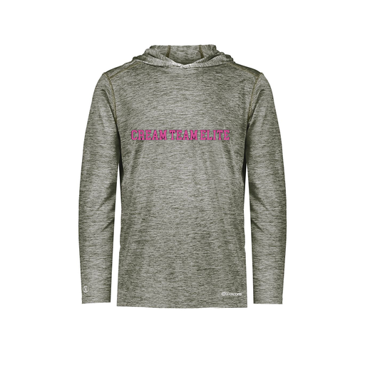 [FOLHCGGY-YS-LOGO3] Decker Youth Charge Hoodie (Youth S, Gray, Logo 3)