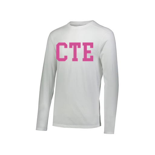 [FTLCUBWH-AXS-LOGO2] Decker Men's Tri-Blend T-Shirt - Long Sleeve (Adult XS, White, Logo 2)