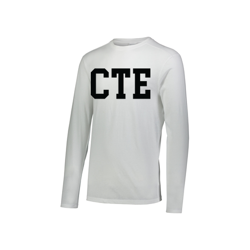 [FTLCUBWH-YS-LOGO1] Decker Youth Tri-Blend T-Shirt - Long Sleeve (Youth S, White, Logo 1)